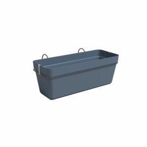 Capri Plant Box Kit with Water Reserve Slate Blue