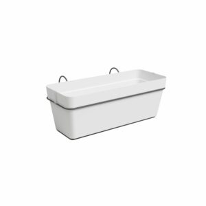 Capri Plant Box Kit with Water Reserve White