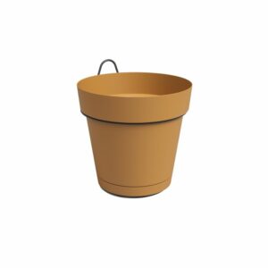 Capri Plant Wall Pot Kit with Water Reserve Honey Yellow