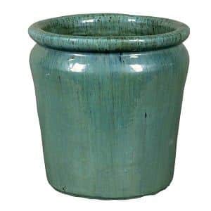 Stockholm 7-95Y Ice Green Round Planter