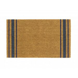 My Mat Printed Coir - Navy Border Stripe 45x75cm