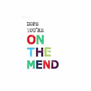 Greeting Card Hope You're on the Mend