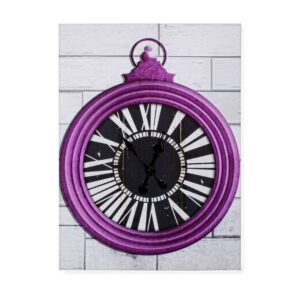 Wall Clock With Canvas 50x70cm