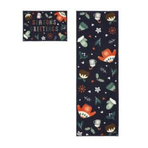 FloorMatters Printed Loop Seasons Greetings