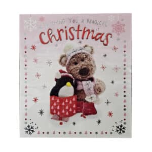 Greeting Card - Magical Christmas - Teddy+Penguin