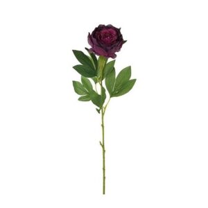 Artificial Peony Flower Purple L76cm