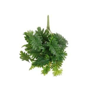 Philodendron Selloum Artificial Hanging Plant - H32 x Ø22 cm