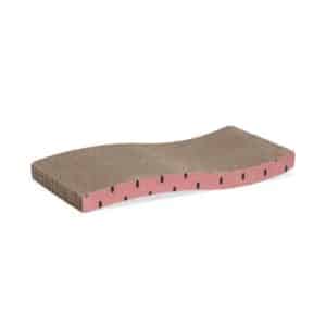 Beeztees Cardboard Scratching Post Dots Pink