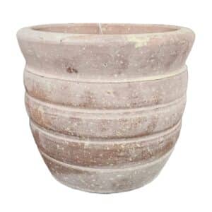 Terracotta Ribbed Pot D26 H25cm