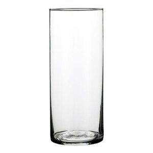 Carly vase cylinder glass - h30xd12cm