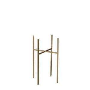 Scott plant stand gold - l16xw16xh35cm