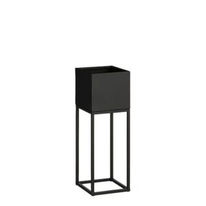 Timon pot on stand black - l20xw20xh58cm