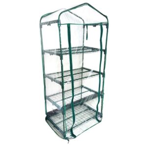 Greenhouse with 4 Shelves 68x49xh155cm