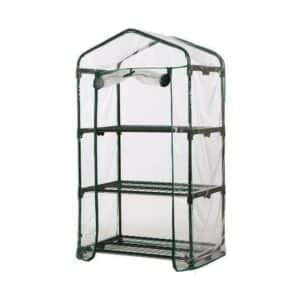 Greenhouse with 3 Shelves 68x49xh125cm