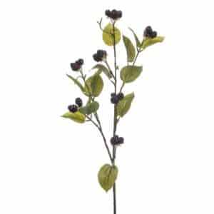 Artificial Blackberry Branch Burgundy 90cm