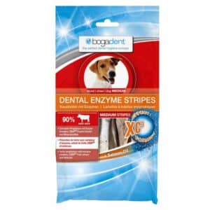 Bogadent Dental Enzyme Stripes Medium Dog 100g