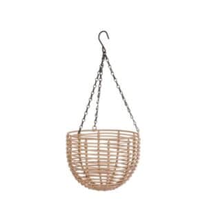 Hanging Basket Yulian Round Natural Small