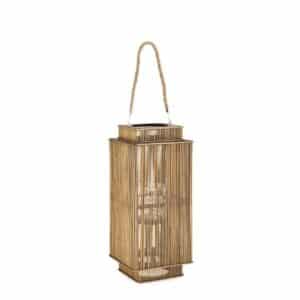 Turks Rectangle Natural Lantern H52cm