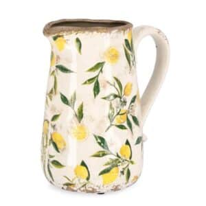 Sorrento Round Porcelain Jug Vase H23cm