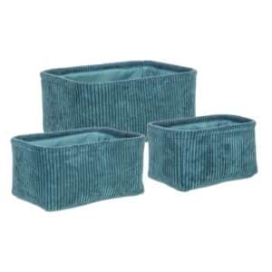 Storage Basket Shirley Rectangle Teal