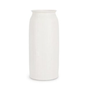 Papyrus Cylinder White Vase H40.5cm
