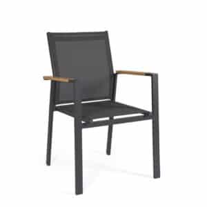 Heta Anthracite Chair With Armrests