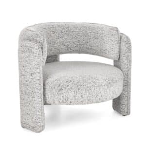 Aisha Melange Grey Armchair