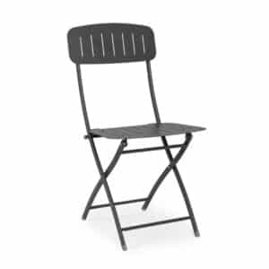 Yvonne Anthracite Folding Chair