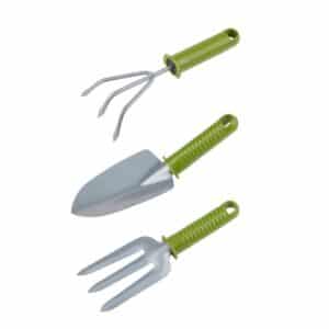 Kinzo Garden tool set 3pc easy grip green