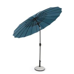 Atlanta Charcoal-Peacock Parasol 2.7m
