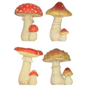 Mushroom Decoration Medium Assorted