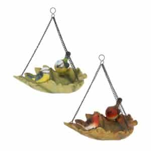 Leaf Shaped Hanging Bird Bath