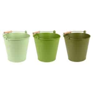 Green Steel Bucket