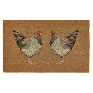 My Mat Printed Coir - Chickens 45x75cm