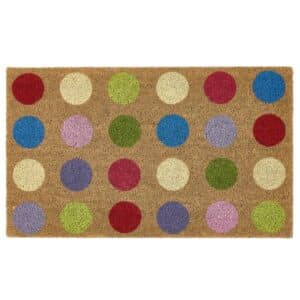 My Mat Printed Coir - Spots 45x75cm