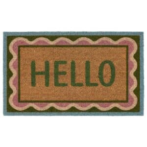 My Mat Printed Coir - Hello Scallop 45x75cm