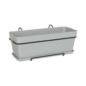 Capri Plant Box Kit with Water Reserve Light Grey