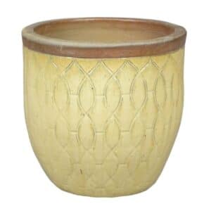 Berlin 4-01LT Ochre Yellow Planter