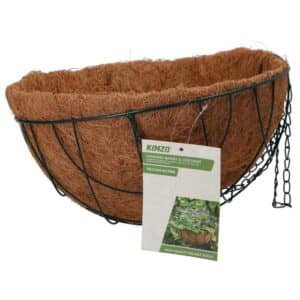 Kinzo Hanging Basket with Coconut Moss