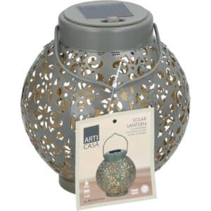 Solar Lantern Grey