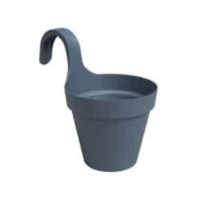 Capri Balcony Single Pot 20cm - Slate Blue