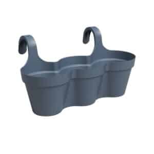 Capri Balcony Triple Pot 54cm - Slate Blue