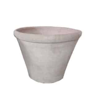 Terracotta Vaso Basso Liso With Rim D55cm H45cm