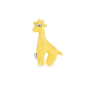Beeztees Rib Dog Toy Giraffe Raffo Yel