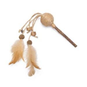 Beeztees Catnip/Matatabi Ball with Feather Jute 32cm