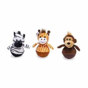 Beeztees Jungle Wobbler Plush Cat Toy 12cm