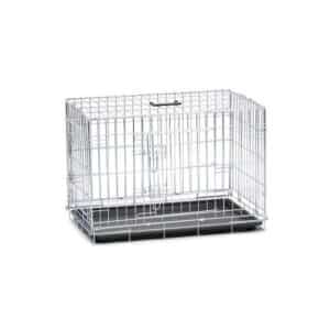 Beeztees Dog Cage with 2 Doors Galvanized Wire Medium