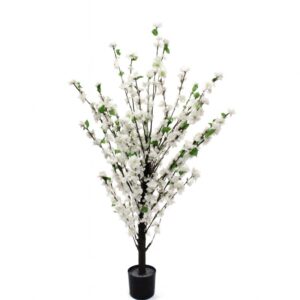 Artifical Blossom Tree White H120cm