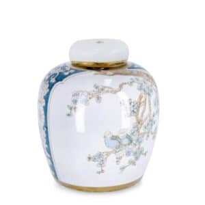 Liang Rounded Vase With Lid H24cm