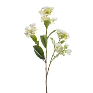 Artificial Hydrangea Spray 75cm Cream